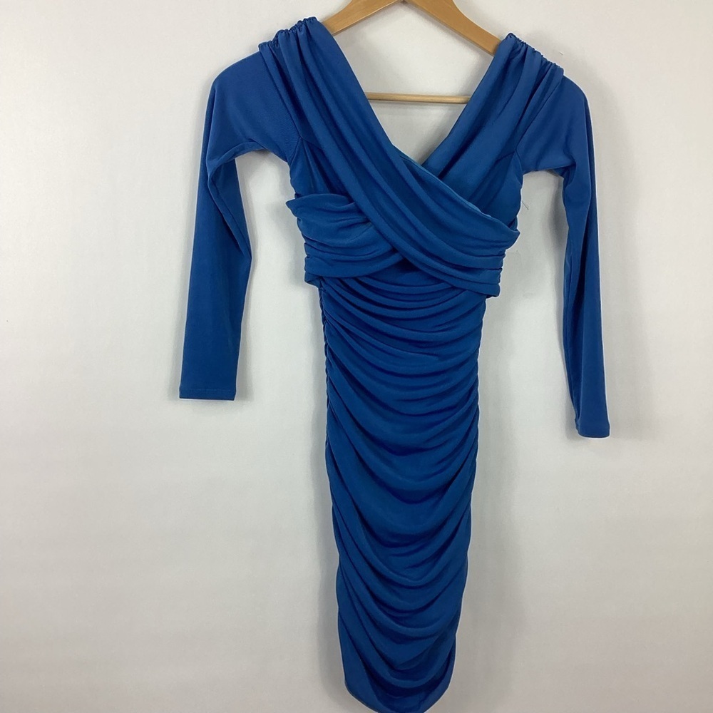 Abercrombie & Fitch Petite Ruched Criss Cross Dress Size XS NWT